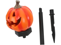 Luminária solar em formato de abóbora, estaca para jardim, decoração externa de Halloween, resistente à água, cria uma atmosfera festiva. SFUSHOS