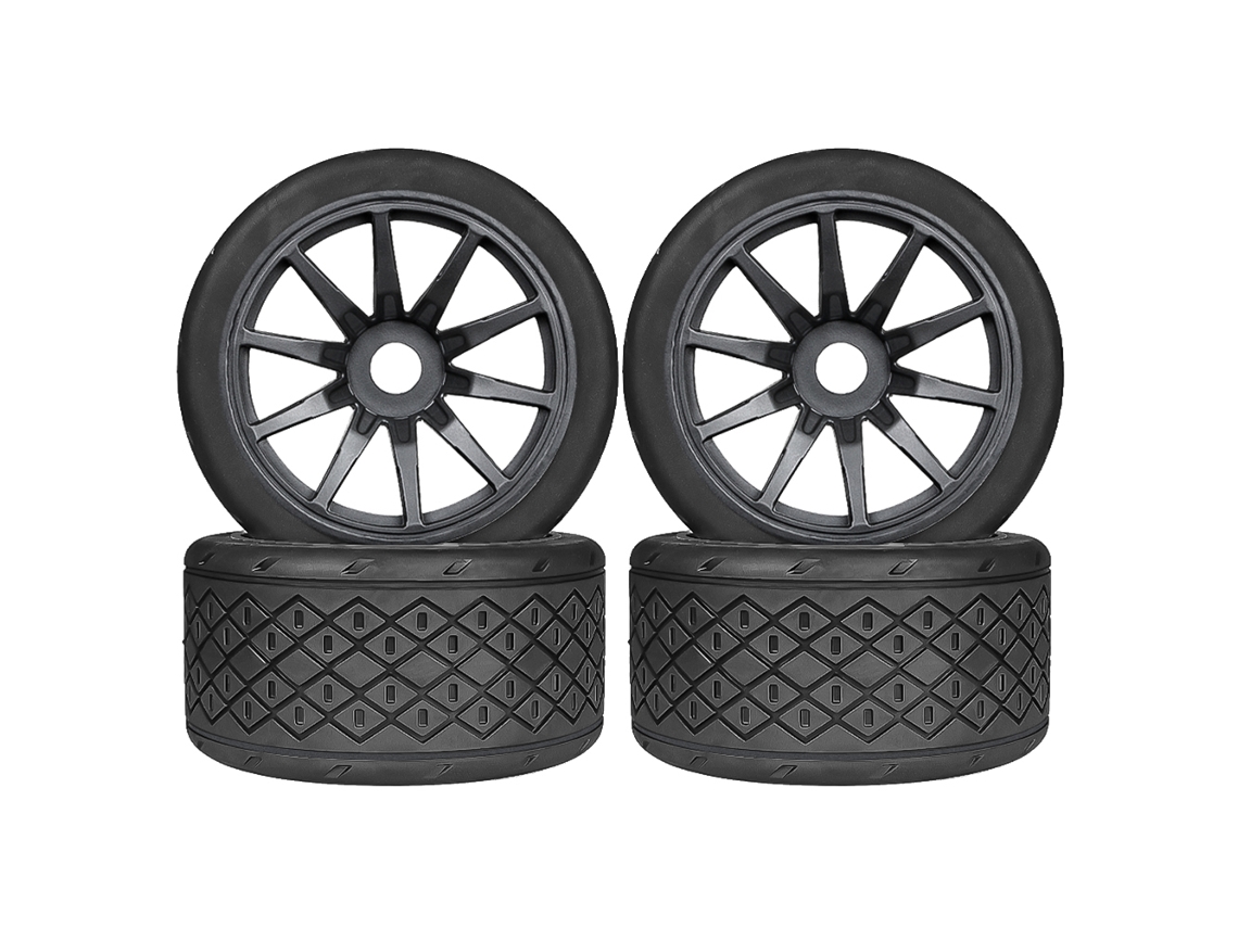 Peças De Reposição Para Pneus De Corrida De Estrada Para Arrma 1/7 Firebird Felony Mustang Gt Flat Race Rc Car Vehicle Models Acessórios Peças