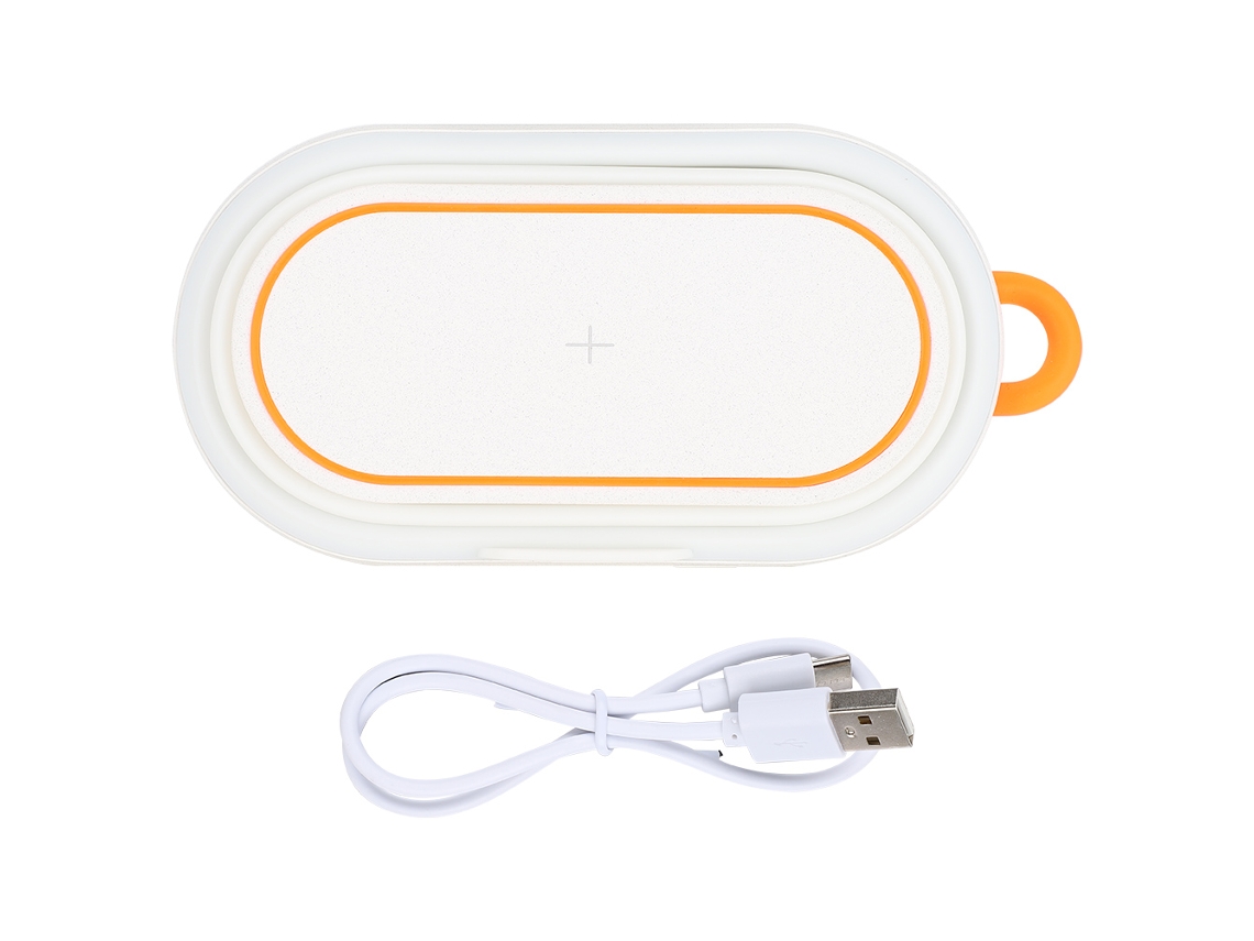Suporte de Luz Portátil com Carregador Sem Fio EOOCOO (carregamento Sem Fio, Regulagem de Brilho em Múltiplos Níveis)