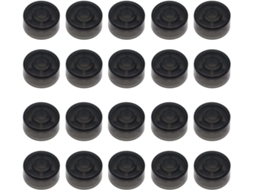Embalagem Com 20 Tampas Protetoras Para Pedais De Efeito De Guitarra