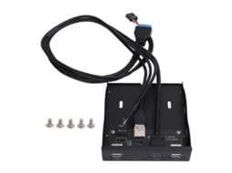 Painel Frontal De Hub Com 4 Portas Usb3.2 Gen1 Type C E Unidade De Disquete De 3.5 Polegadas 5gbps 19pin