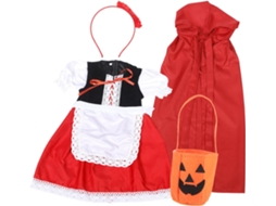 Fantasia Infantil Com Capa Com Capuz, Ideal Para Festas E Eventos Noturnos De Meninos E Meninas.