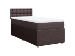Box Spring Bed, Box Spring Beds Vidaxl Marrom Tecido (80 X 200 Cm)