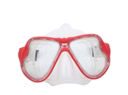Óculos de Mergulho e Snorkeling AQUAFORGE com lentes transparentes, antiembaçante, vidro temperado, alta definição