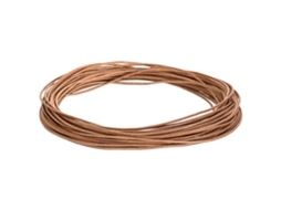 Conjunto 1 Corda De Couro Vidaxl Castanho Couro (ø1,5 Mm X 10 M)