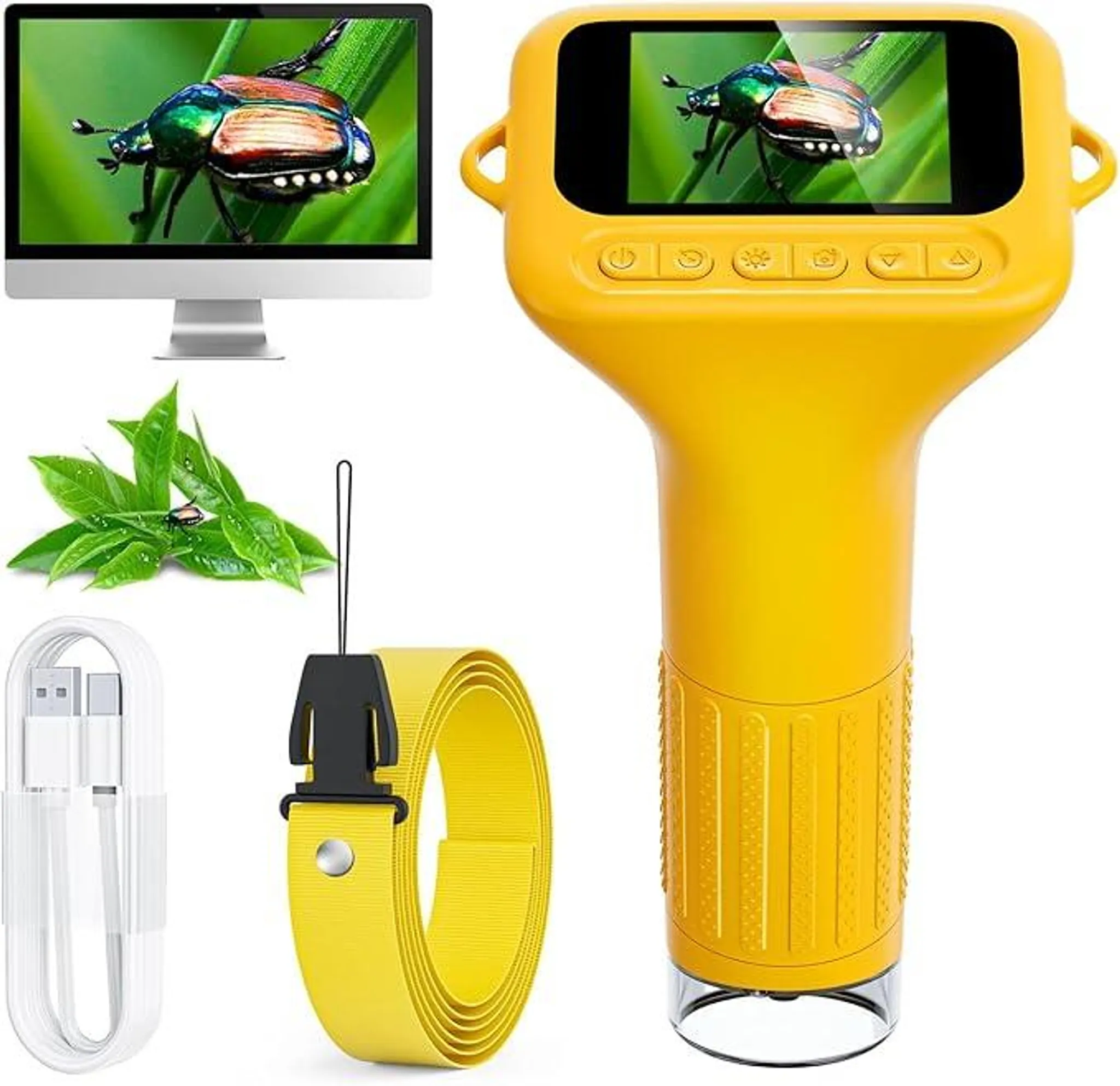 Tela Ips de 2 Polegadas, Zoom Manual de 1.000 Vezes STELASPLEN