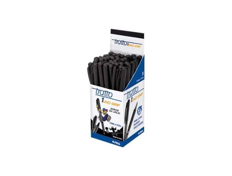TRATTO 1 Punho Preto 50 Peças