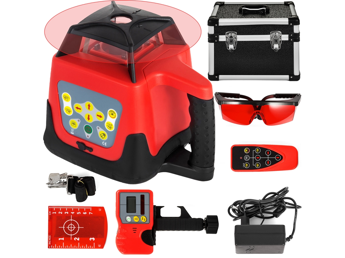 360 Graus Nível Laser Rotativo Da Succebuy Linhas Autonivelantes Medidor 500m Laser Vermelho