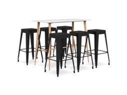 Bar Set, Bar Sets Vidaxl Branco Mdf