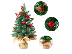 Mini Árvore de Natal com Decorativos para Mesa | S/MARCA
