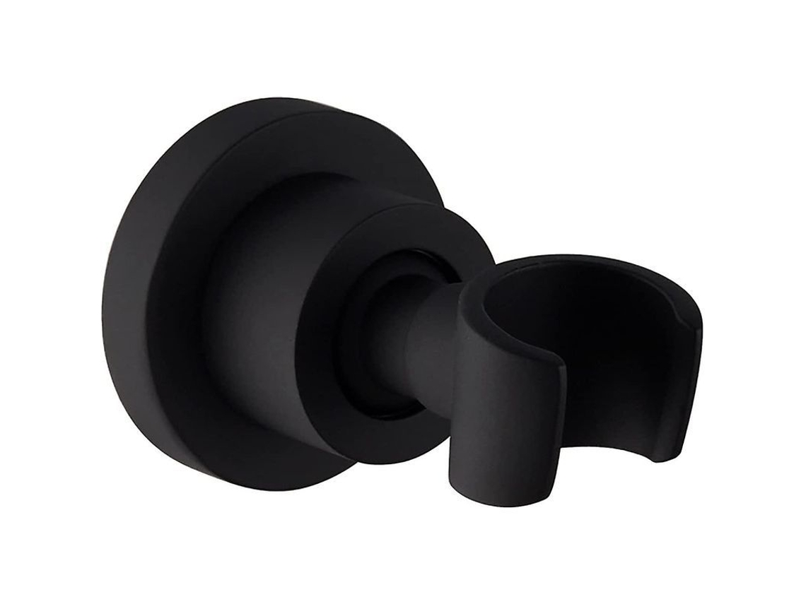 Soporte De Ducha De Acero Inoxidable Negro Pared Ajustable 360 Grados Para Ducha Manual