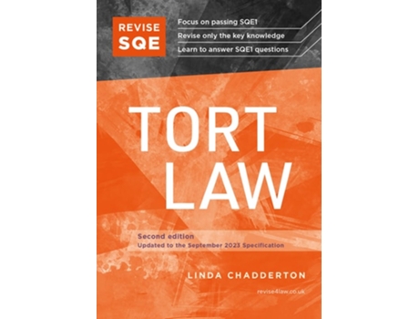 Livro Revise SQE Tort Law de Linda Chadderton (Inglês)
