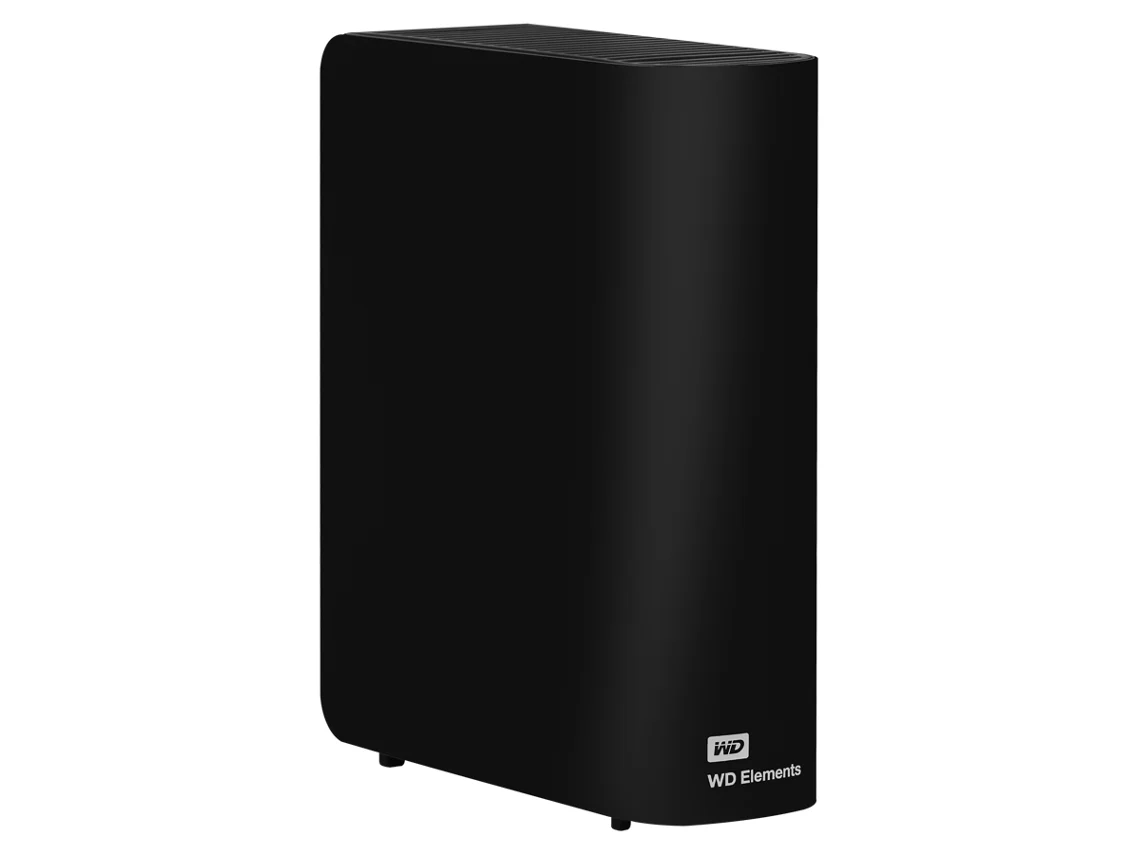 Disco HDD Externo WESTERN DIGITAL Elements (Preto - 6 TB - USB 3.0)
