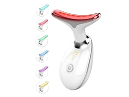 Pescoço Rosto Massageador Ferramenta De Escultura Facial 3 Modos De Cor E Vibração Para Massageador Facial Para Queixo Duplo Bestvite (branco)