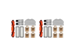 2 Set For Xiaomi Robot Vacuum H40 / Ov51 Accessories Main Side Brush Mop Cloth Hepa Filter Dust Bag