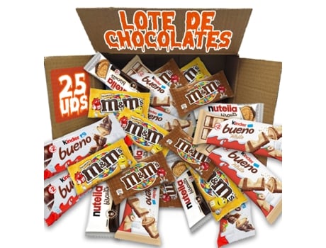 Conjunto Presente Original Chocolates Sortido Iami Com Marcas Premium Lote De 3 A 25 Unidades