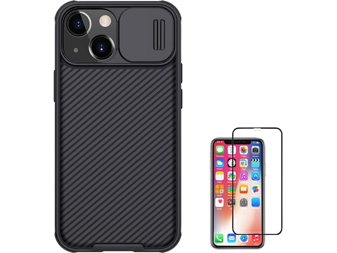 Capa + Película Motorola Moto G30 Nillkin Camshield Preto