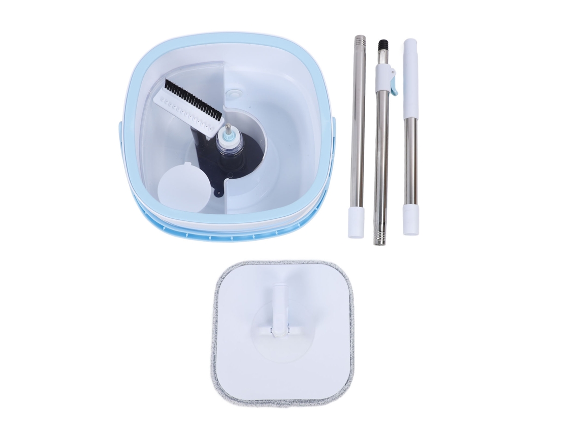 Conjunto de Pano de Chão e Balde com Separação Automática de Água Limpa e Suja Rotação 360 Graus S/MARCA