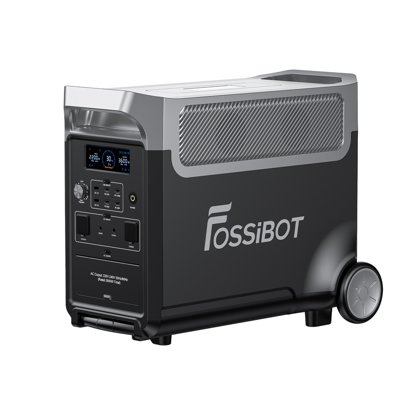Powerstation Portátil Fossibot F3600 Pro 3840wh Lifepo4 Bateria Max 11520wh Expansão 3600w Carga Solar Máx. De 2000w 13 Portas De Saída Controlo App