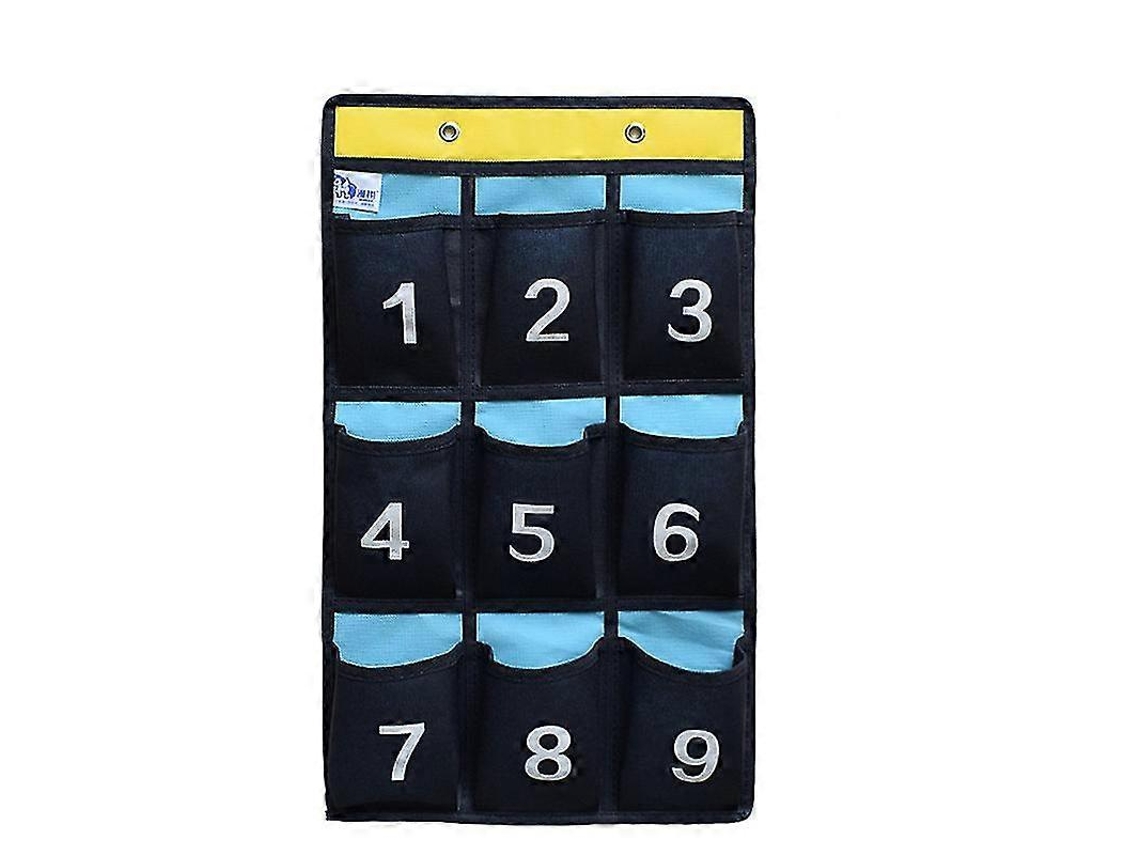 Organizador De Sala De Aula Numerado, Gráfico De Bolso Para Celulares E Calculadoras Everley891 (36 Bolsos)