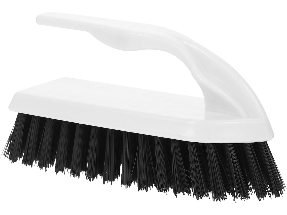 Escova De Parede Para Banheiro Osaladi, Em Plástico Branco, Com Cabo Ergonômico E Leve Para Limpeza Eficaz Na Cozinha No