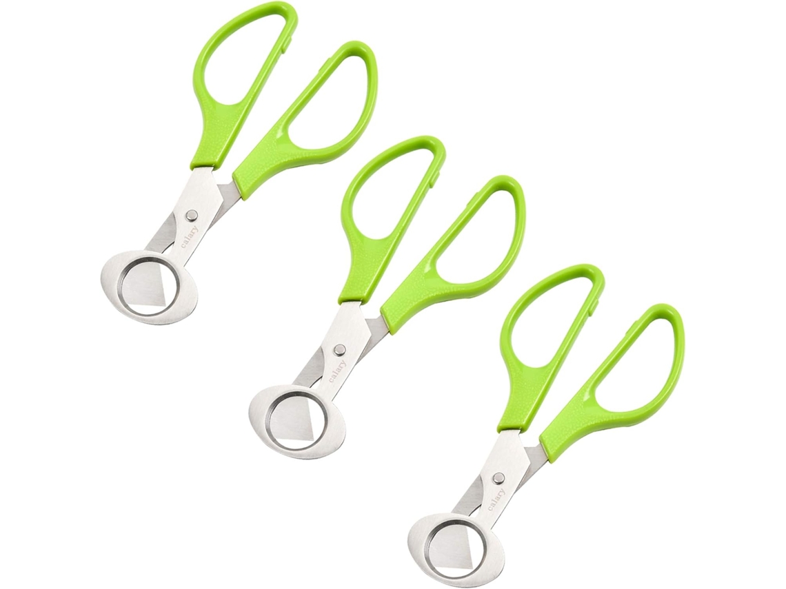 Tesoura Para Ovos De Codorna, Pacote Com 3 Unidades, Ferramenta De Cozinha(verde)