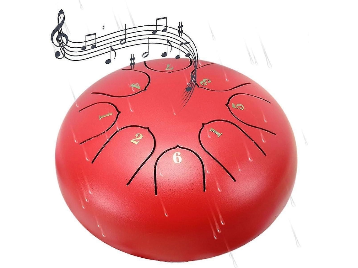 Tambor De Chuva Para Jardim Externo, Tambor Chakra Com 6 Polegadas E 8 Notas, À Prova D'água
