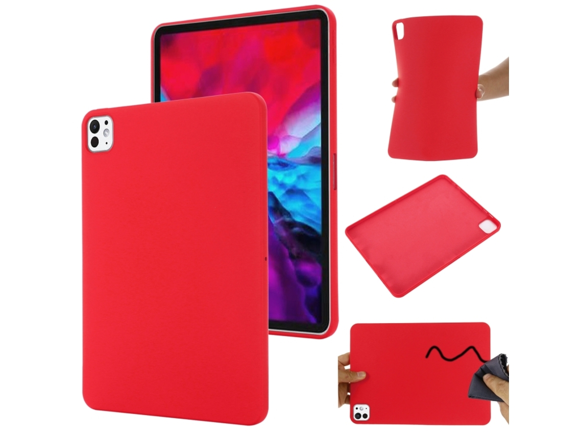 Capa De Silicone Para Tablet, Em Silicone, Compatível Com Ipad Pro 13, Resistente A Impactos