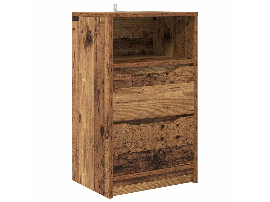 Mesa de Cabeceira com Gaveta Madeira Antiga MAISON EXCLUSIVE (40x30x467 cm)