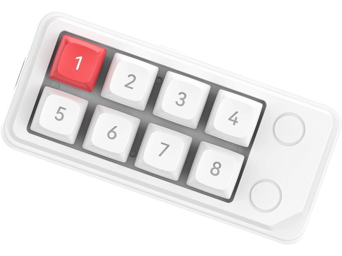 Teclado Compacto Personalizável De 8 Teclas Com Função Macro E Cabo Para