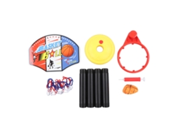 Ats aro de Basquete Ajustável para Crianças Jogo de Basquete Brinquedo para Crianças Exterior Interior