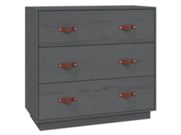 Mesa Consola Madeira de Pinho Maciça Cinza MAISON EXCLUSIVE (80x40x75 cm)