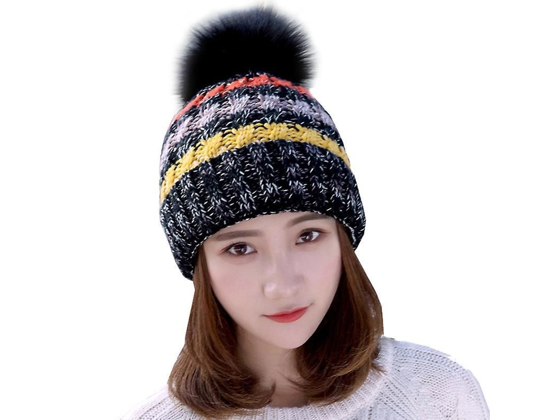 2026 gorro de Inverno para Mulher Feito À Mão com Lã e Pelúcia Quente e Estilo Único
