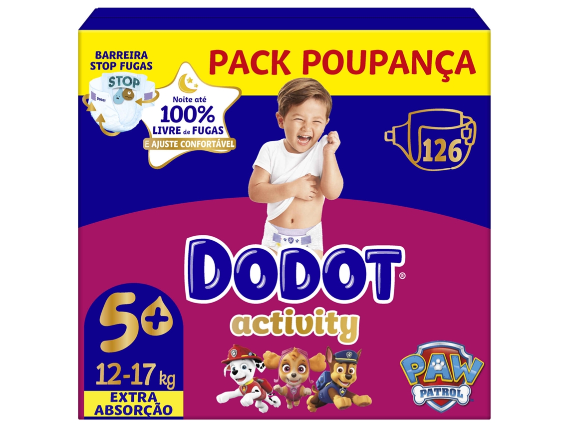Box Fraldas Activity 12 17kg T5 Dodot