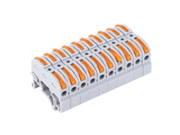 Laxiscreed Conector De Fios Pct-211 Para Instalação Rápida, Compatível Com Fios De 0.2 A 4 Mm