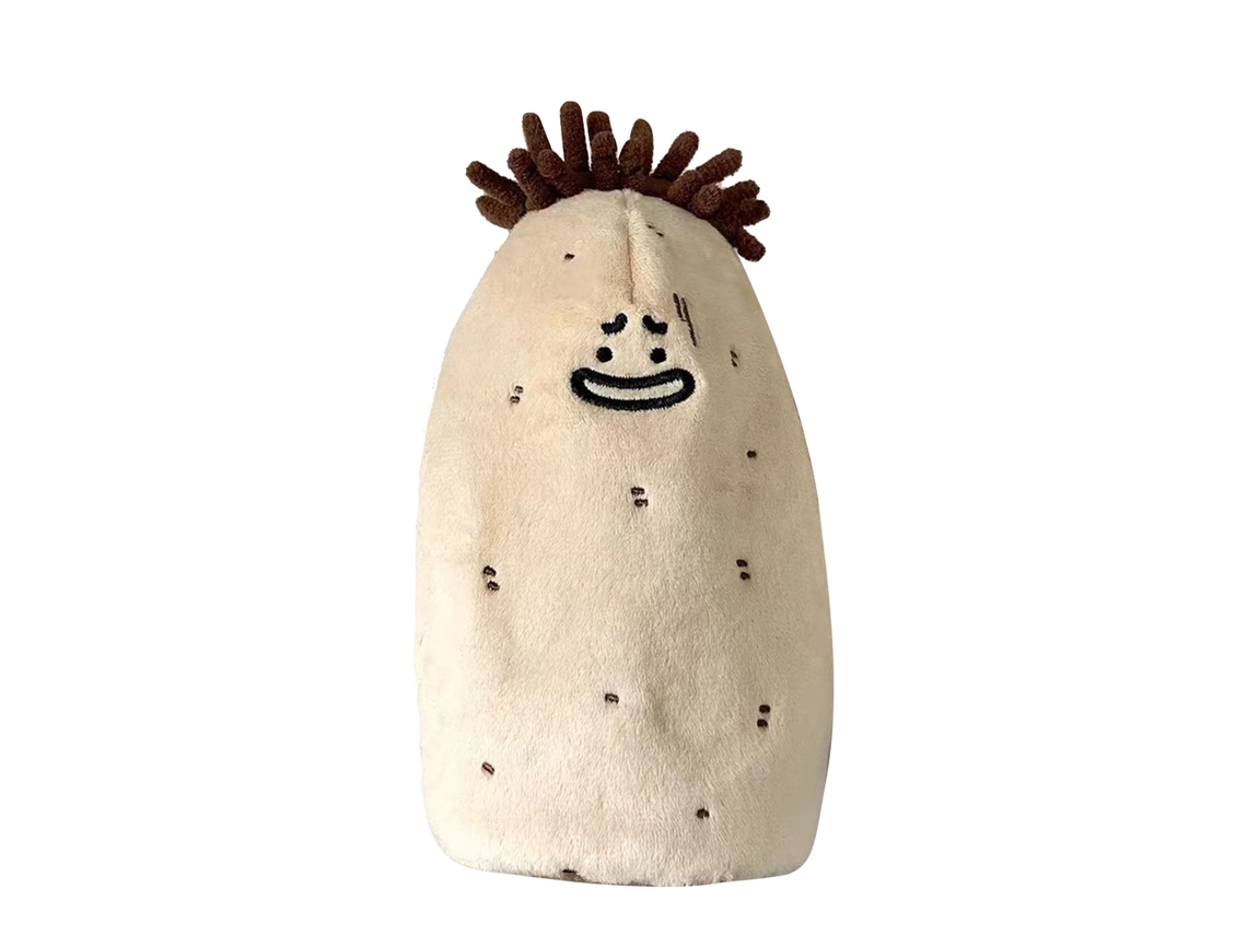 Estuche De Peluche Con Forma De Patata, Suave, Resistente A La Decoloración, Multiusos, Para Guardar Artículos De Papelería Y Cosméticos.
