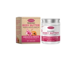 Hidratante Natural com Mamão, Hibisco e Manteiga para Pele Saudável LAXISCREED