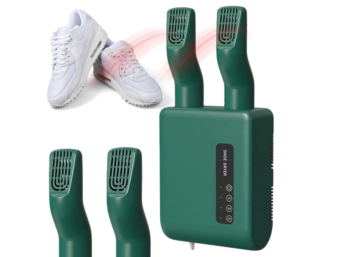 Secador De Sapatos De Parede De 140 W Com Temporizador De 1 A 3 Horas Para 1 Par De Sapatos