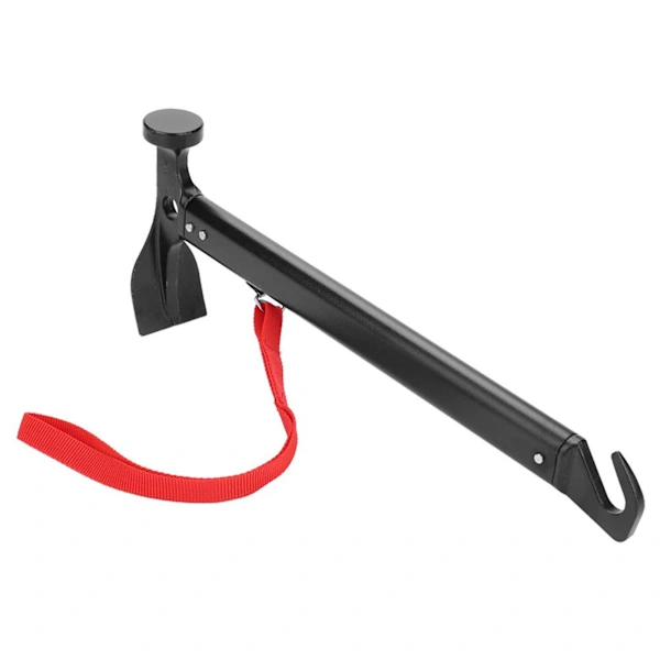Martelo Para Barraca Reforçado, Sua Ferramenta Essencial Para Acampamentos, Feito Com Aço Fundido De Alta Qualidade E Corda Refletora