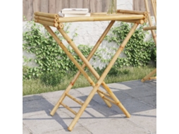 Vidaxl Mesa Tabuleiro Dobrável 70,5x42,5x80 Cm Bambu