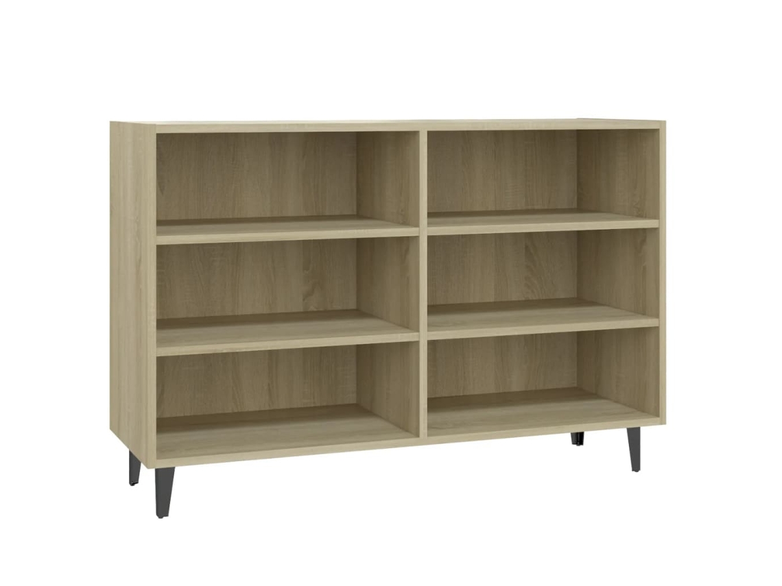 Sideboard, Sideboards Vidaxl Marrom Madeira Processada (n/a)