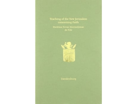 Livro Teaching of the New Jerusalem concerning Faith | Doctrina Novae Hierosolymae de Fide de Emanuel Swedenborg (Latim - Capa Dura)