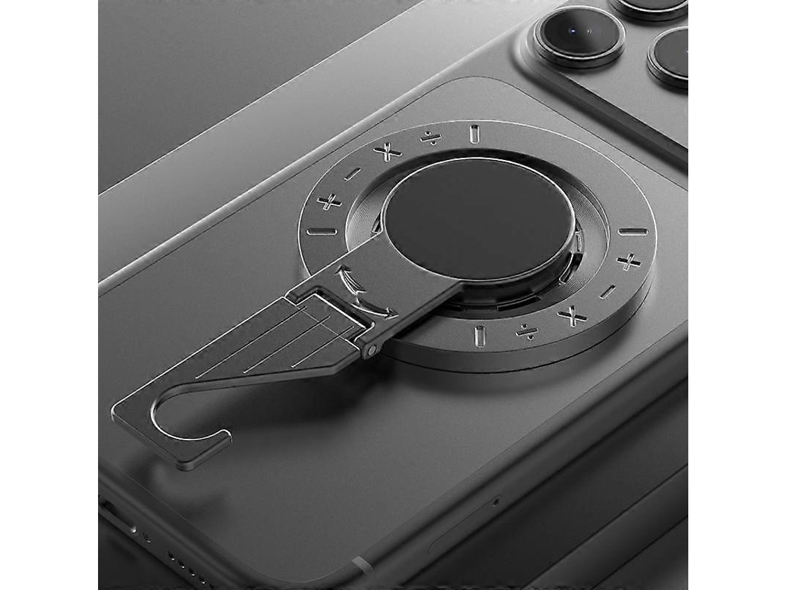 Suporte Magnético Duplo Para Celular Com Gancho De Mesa Multifuncional
