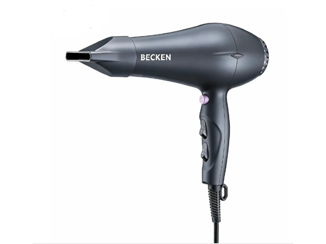 Secador de Cabelo Profissional BECKEN BHD9558 (Outlet Caixa Aberta - 2200W - 3 Níveis de Temperatura)