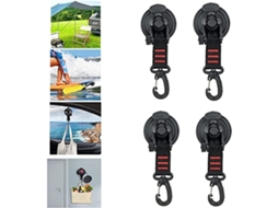 Ventosa de Camping, 4 Ganchos Potentes para Barracas Camping. AQUAFORGE