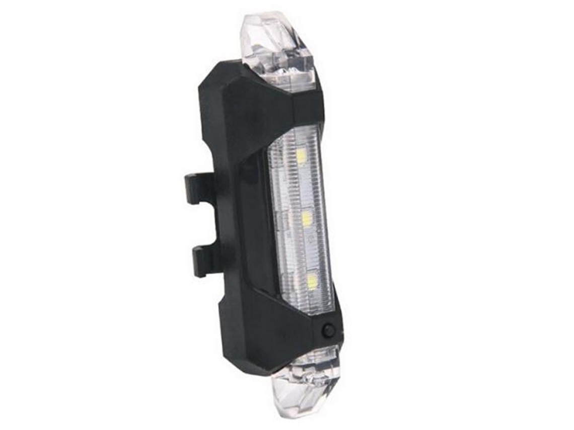 Lanterna traseira Business para bicicleta, USB, recarregável, impermeável, 4 modos, farol MTB | S/MARCA