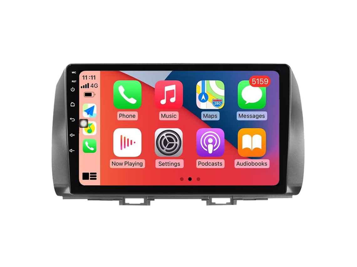Auto Rádio Carro Bluetooth Autoradio 8GB RAM 128G ROM CarPlay Navegação GPS Ecrã Táctil RoverOne para Toyota BB 2 QNC20 2005-2016  