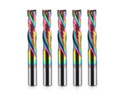 Fresa De Topo De Metal Duro Com Revestimento Dlc, Corte Superior E Inferior, 2 Canais, Espiral Zeuxo