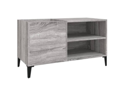 Armário para Discos MAISON EXCLUSIVE em Derivados de Madeira Cinza Sonoma (84,5x38x48 cm)