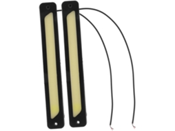 Luzes Diurnas De Led Happyyami Em Silicone Preto Para Carros, Faixa De Luz À Prova D Água Ip65, Alto Brilho